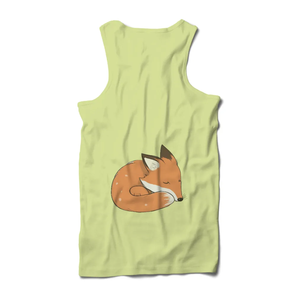 T-Shirts Custom: Serene Fox - Nature's Peace|Charming fox design