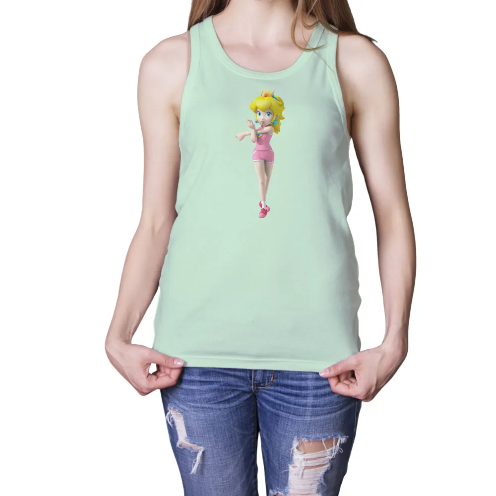 TShirt Design: Princess Peach's Adventurous Spirit|army princess cut shirt