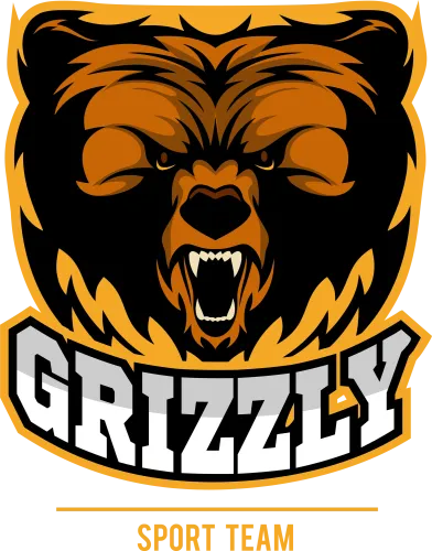 TShirt Design: Grizzly Sport Team - Bold and Fearless