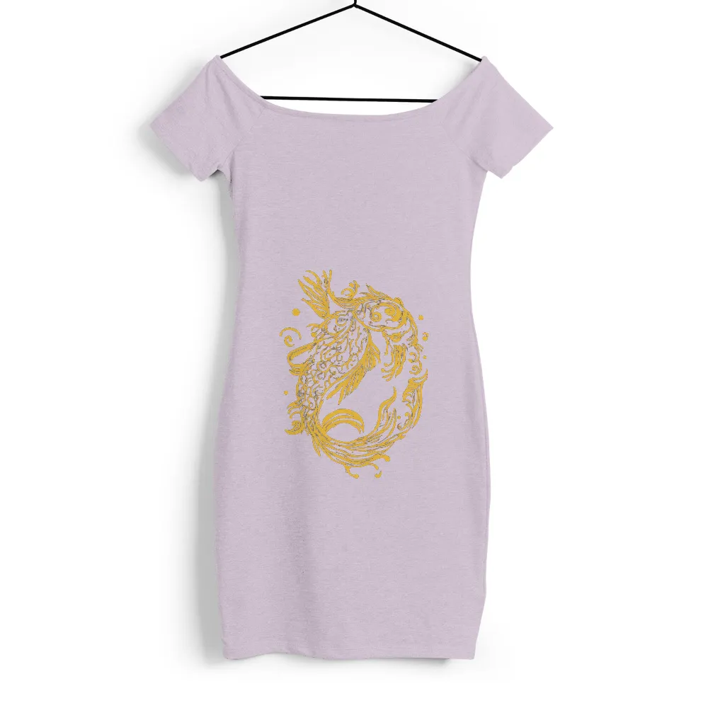 T-Shirts Custom: Golden Phoenix - Symbol of Rebirth and Transformation|mythology summer shirt