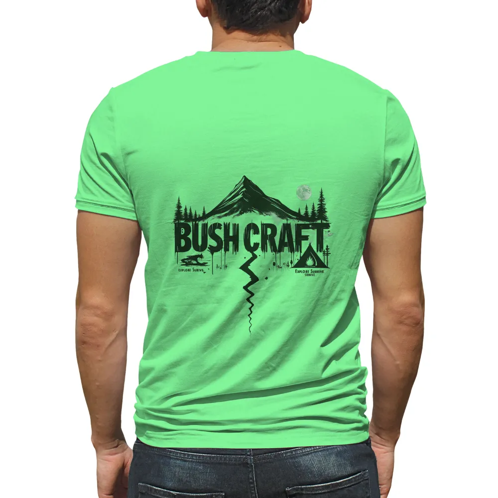 Bushcraft TShirt Printing: Explore and Thrive in the Wilderness|hot topic moon knight shirt