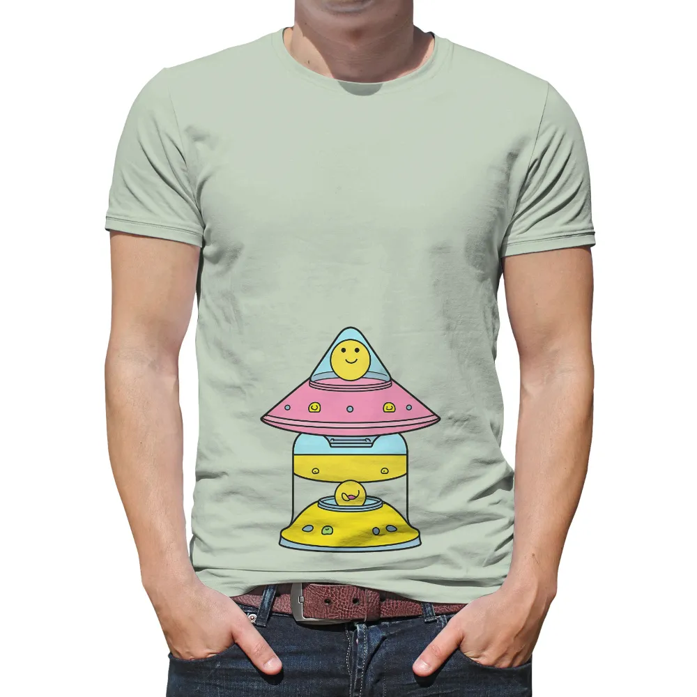 TShirt Printing: Spread Joy with Zee and Bop's Whimsical Spaceship|t shirt aliens com