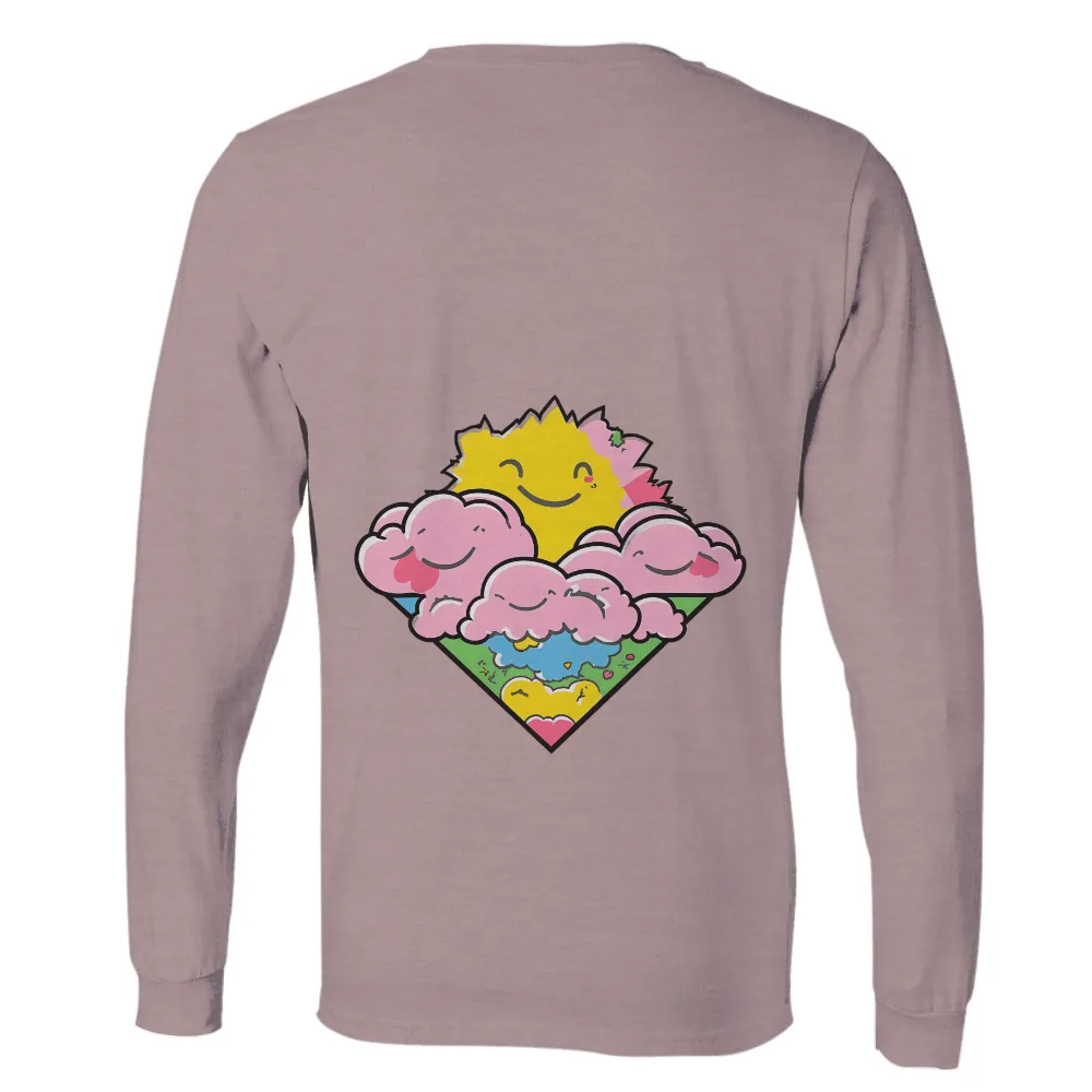 Graphic Tees: Spread Joy with Happy Sun and Clouds|pitt sun bowl shirt