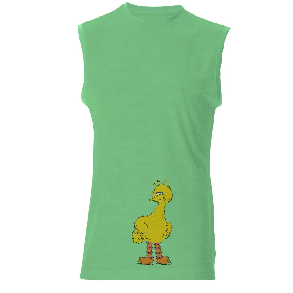 T-Shirts Pattern: Celebrate Childhood Nostalgia with Big Bird|sesame street graphic tee