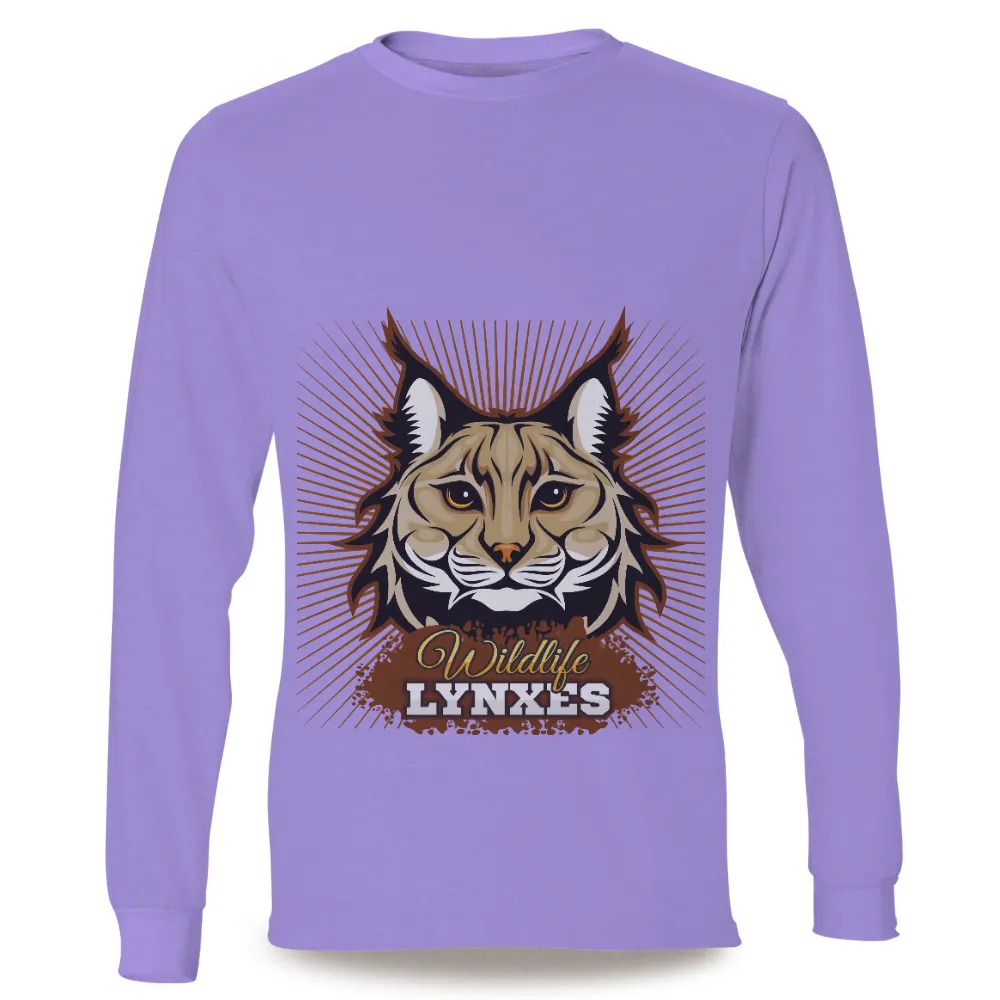 Shirts Graphic Tees: Wildlife Lynxes - Bold Spirit of Nature|music fest shirt animal crossing