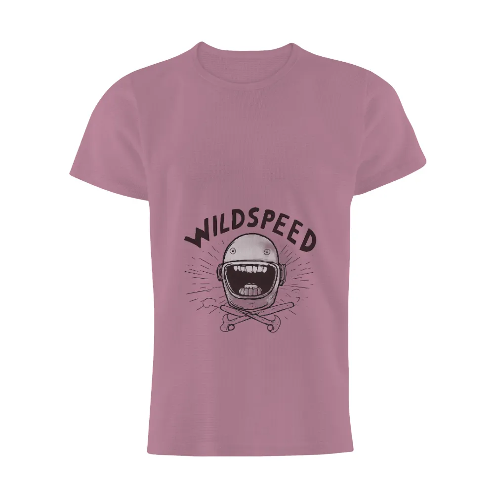 Custom T-Shirt Printing: Wildspeed Racer - Racing Helmet Design|coors gold racing shirt