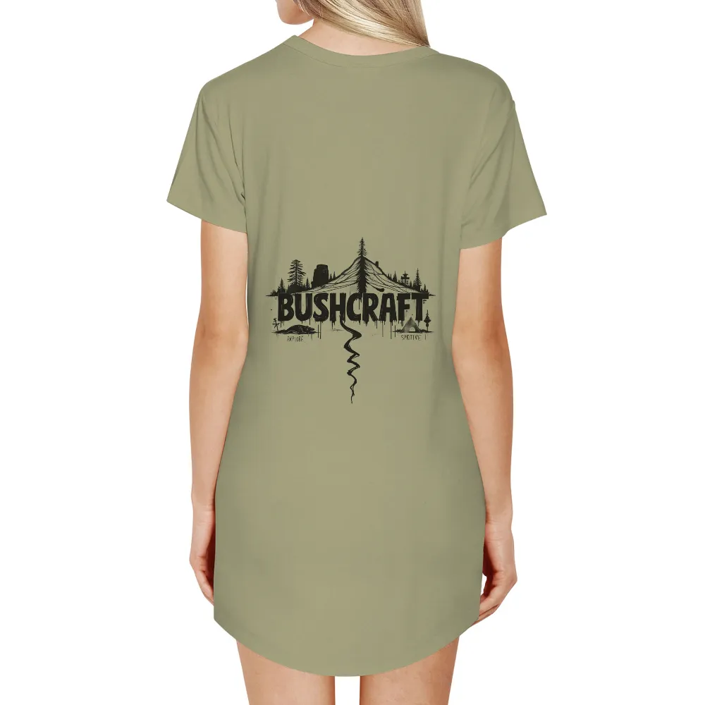 Tee Shirts Printed: Explore the Wilderness with Bushcraft Skills|adventure time shirt sex