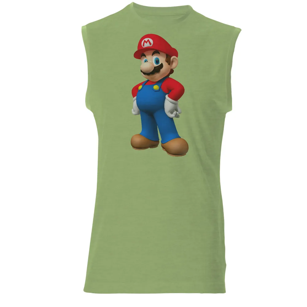 T-Shirts Custom: Iconic Mario Adventure - Gaming Pop Culture|classic roblox t shirt