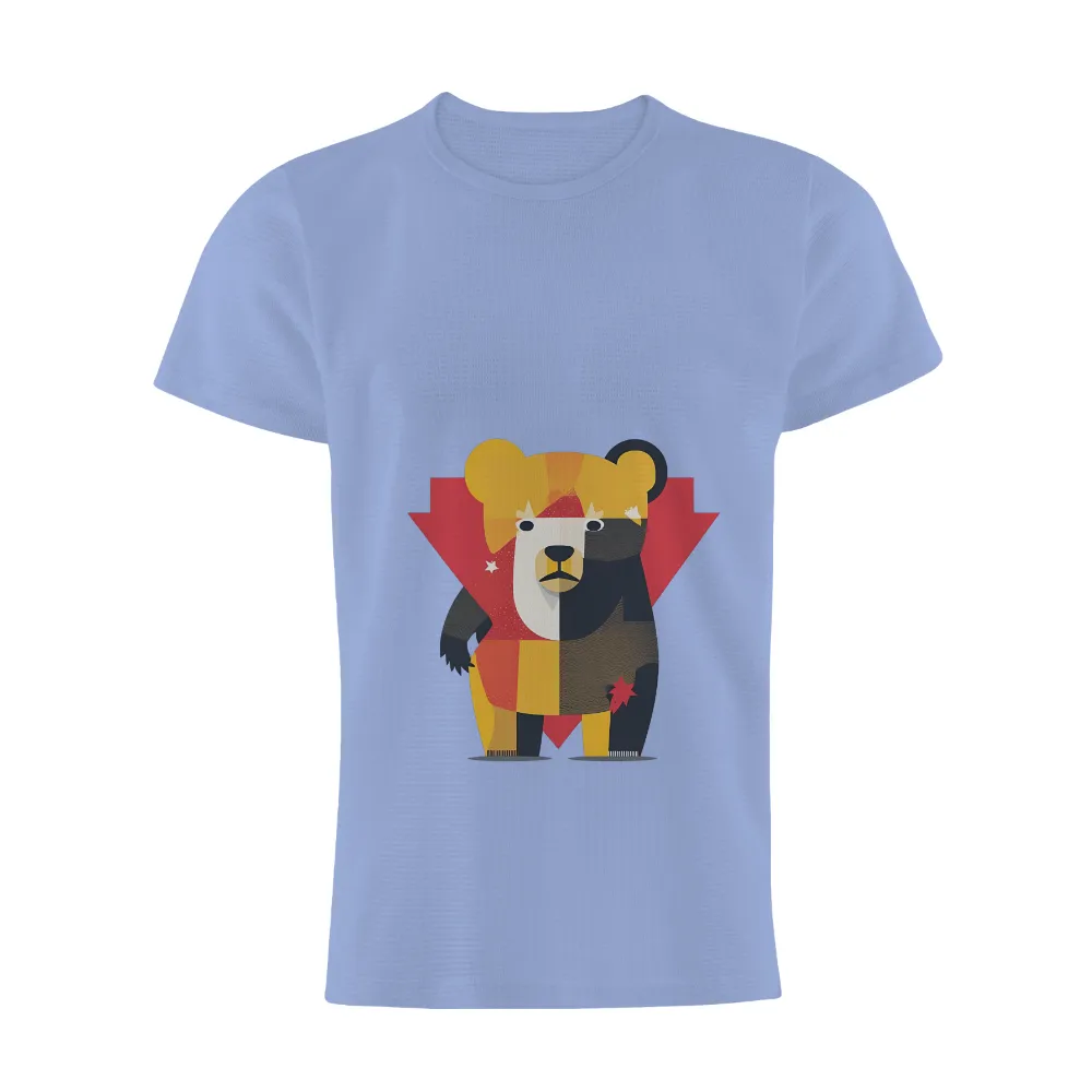 TShirt Printing: The Bear of Strength and Unity|rebellious hope t shirt black