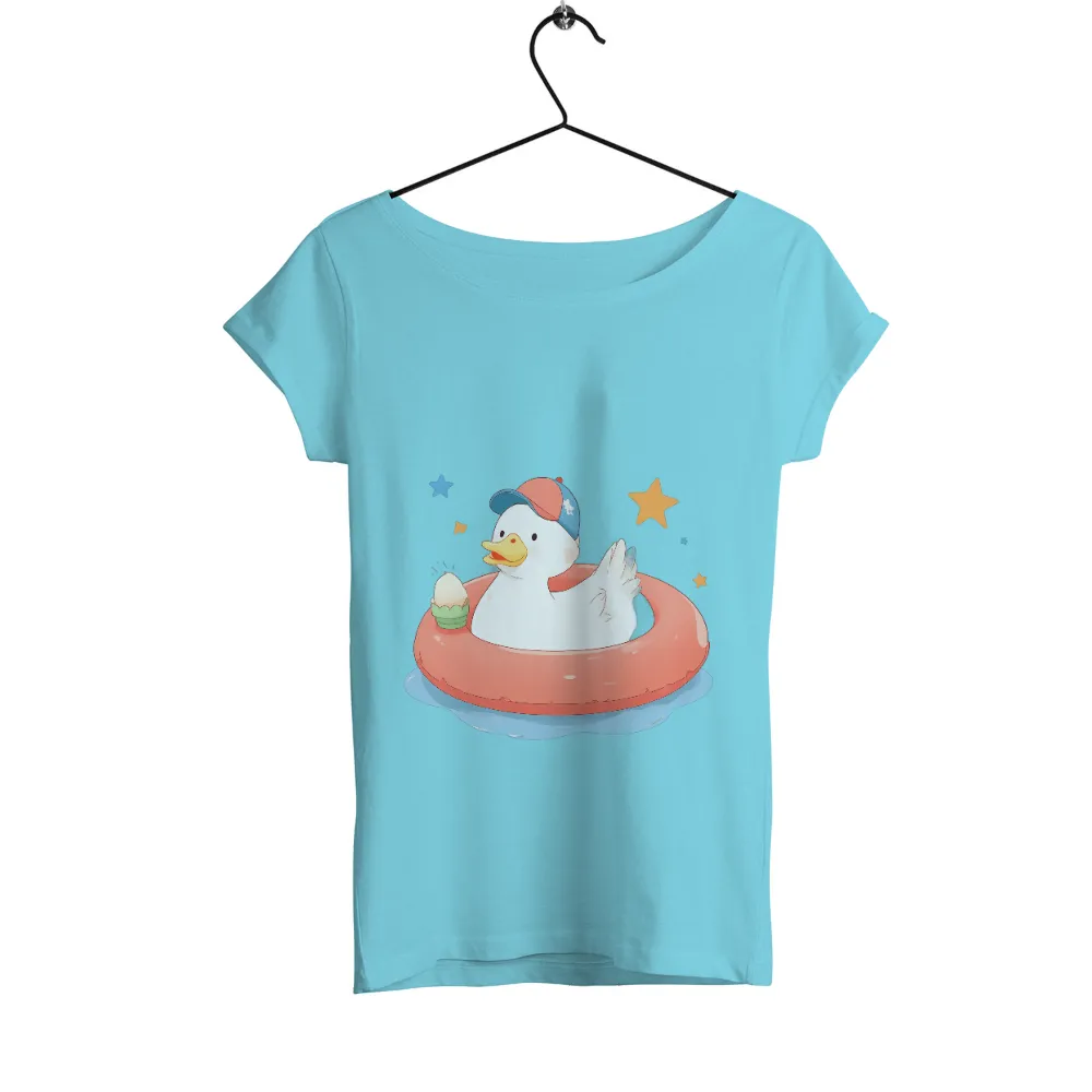 T-Shirt Printing: Ducky's Summer Fun | Quirky & Humorous Tees| Summer fun and relaxation