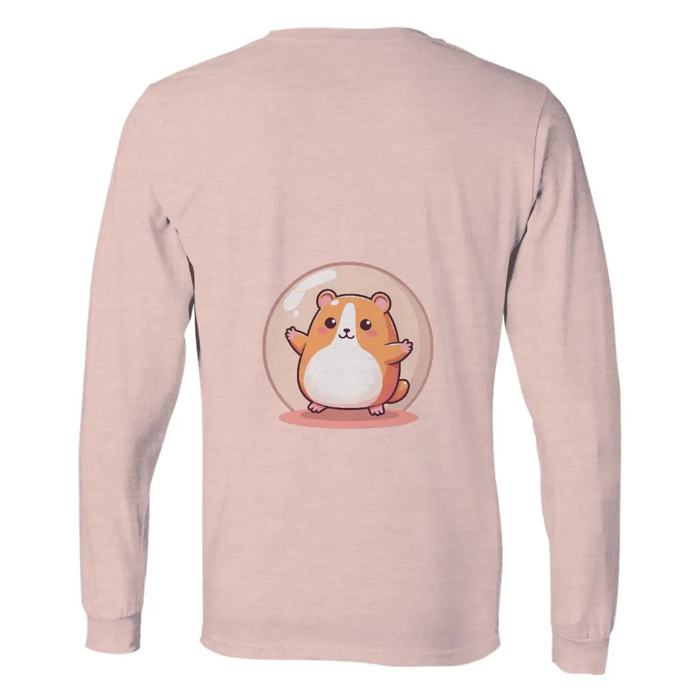 Custom Tee Shirts: Adorable Hamster in a Bubble|taking care of biscuits t shirt