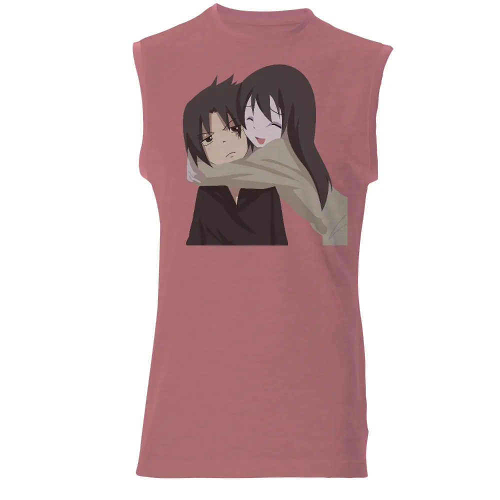 Customized Tee Shirts: Anime Characters Embrace - Support and Comfort|support your local campground shirt