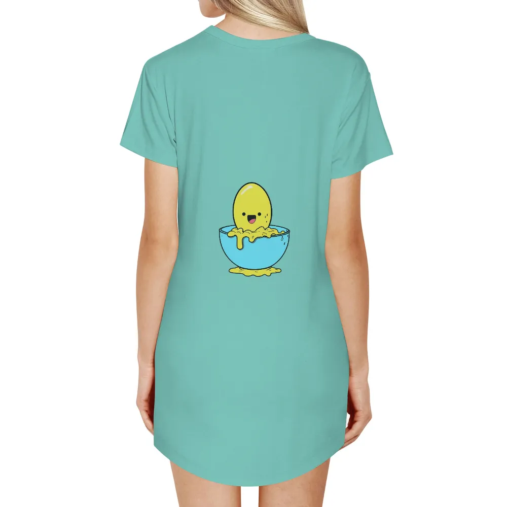 Graphic Tees: Start Your Day with Eggbert - Happy Morning Vibes|cute easter shirts women