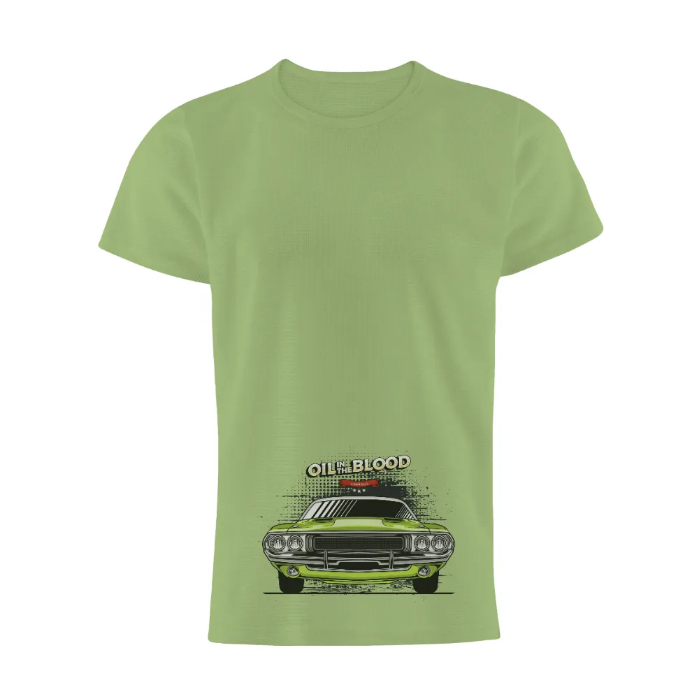 Graphic Tees: Oil in the Blood - Muscle Car Enthusiast|vintage space camp t shirt