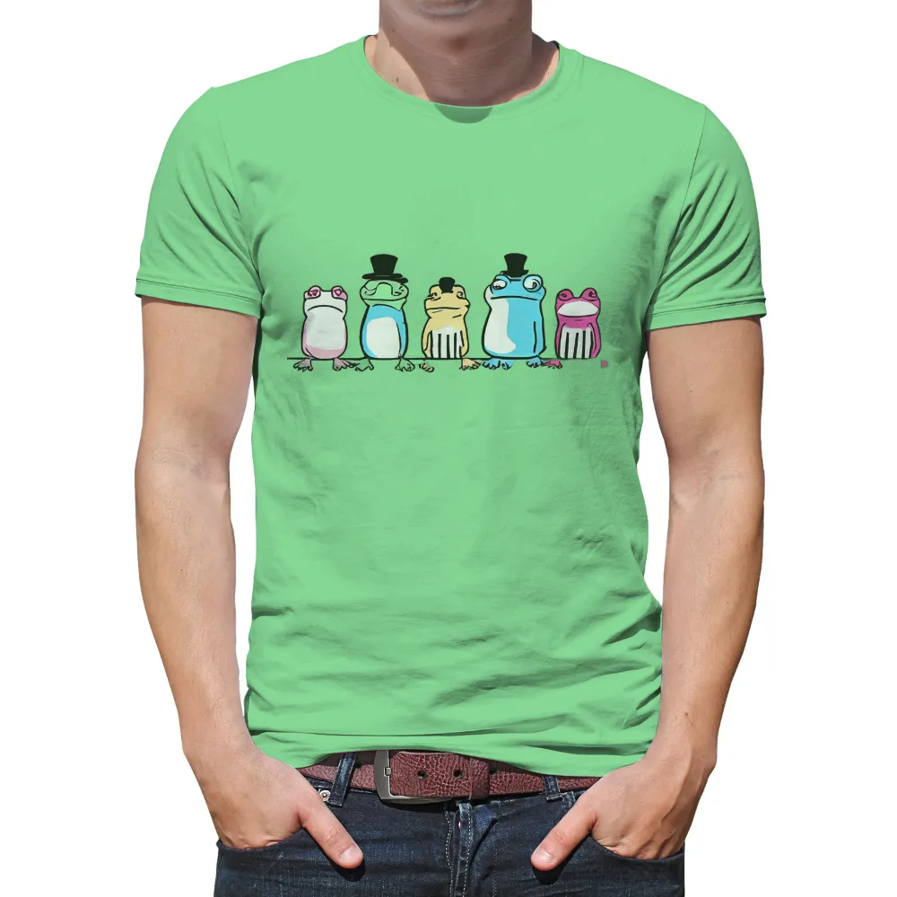 Custom Tee Shirts: Froggy Five Spread Joy and Laughter|cute frog t shirt roblox