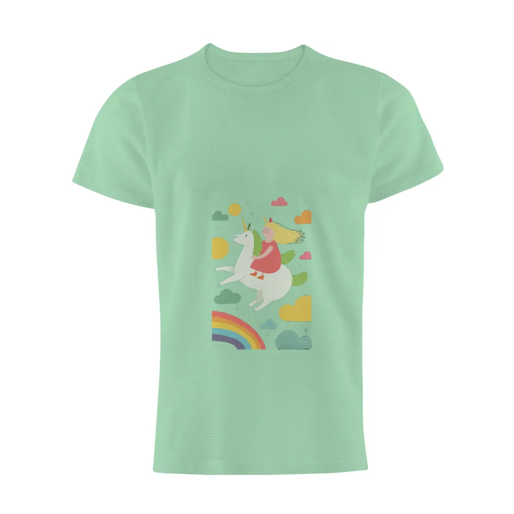 Customized Tee Shirts: Unicorn Dreams in the Night Sky|mom rainbow shirt