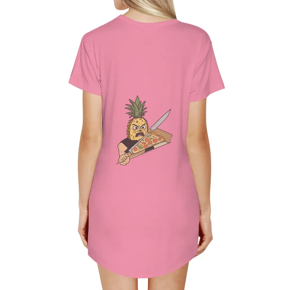 Pineapple Killer: Horror Meets Humor in Shirts Graphic Tees| Cartoonish style