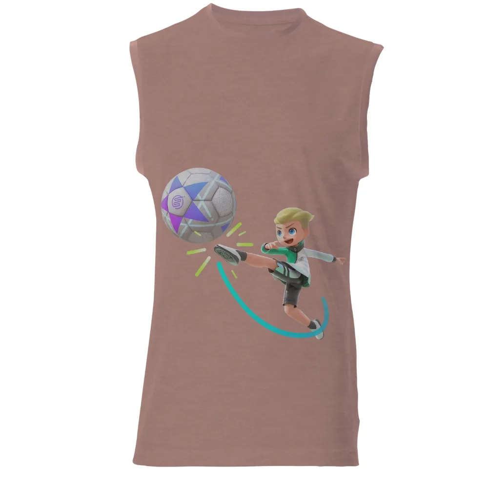 Customized Tee Shirts: Futuristic Soccer Energy|bleached soccer mom shirt