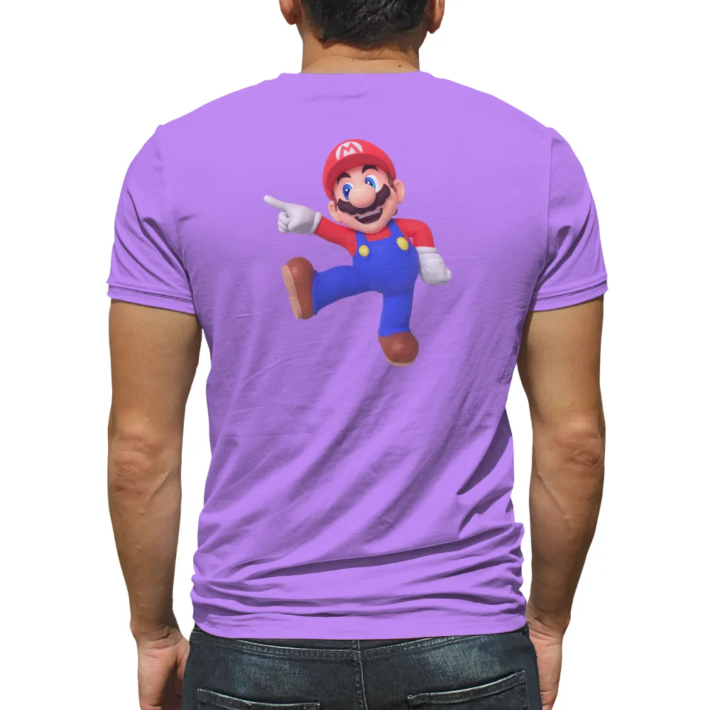 TShirt Design: Mario's Adventure - Gaming Hero|my hero academia two heroes shirt