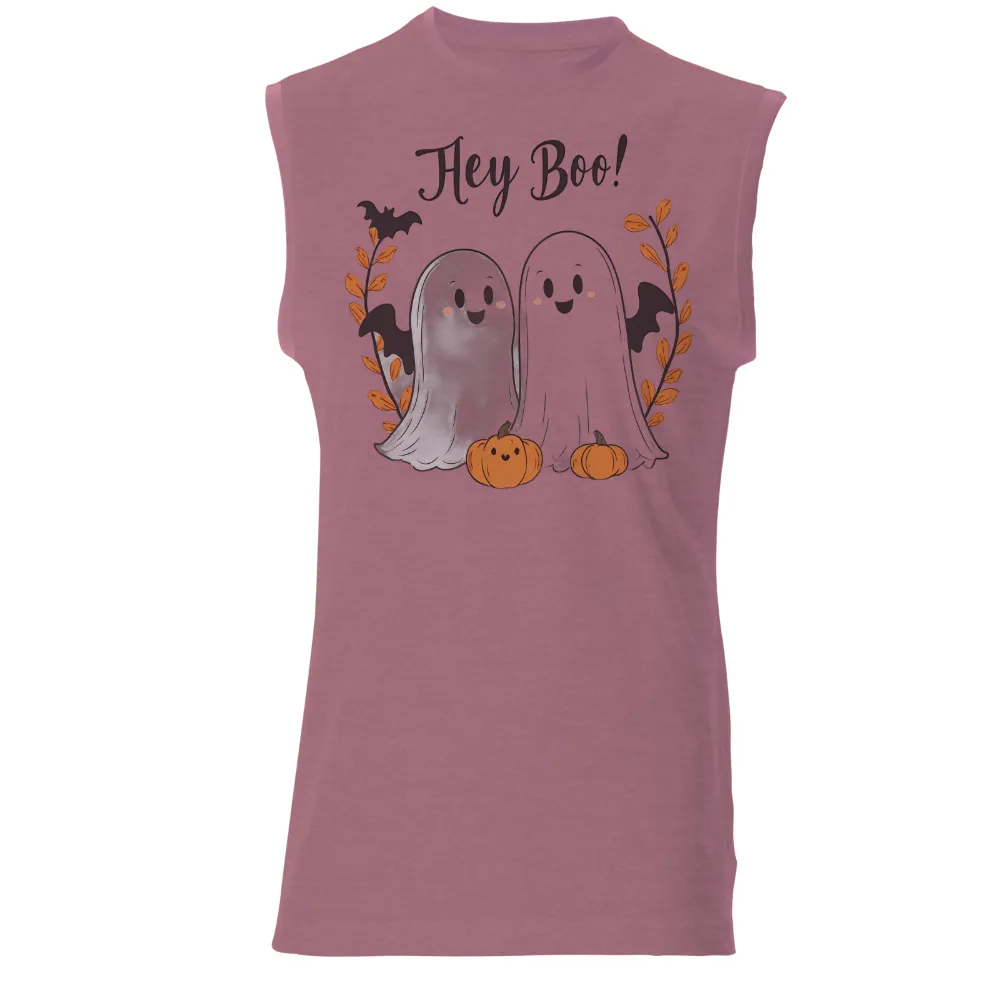 Hey Boo! TShirt Printing - Adorable Ghosts and Pumpkins|cute shirts for dads