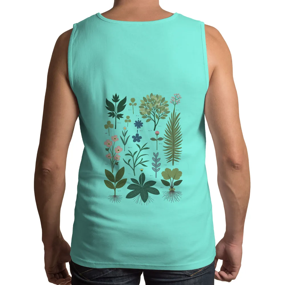 Shirts Graphic Tees: Celebrate Nature's Beauty with Artistic Plant Patterns|graffiti nature