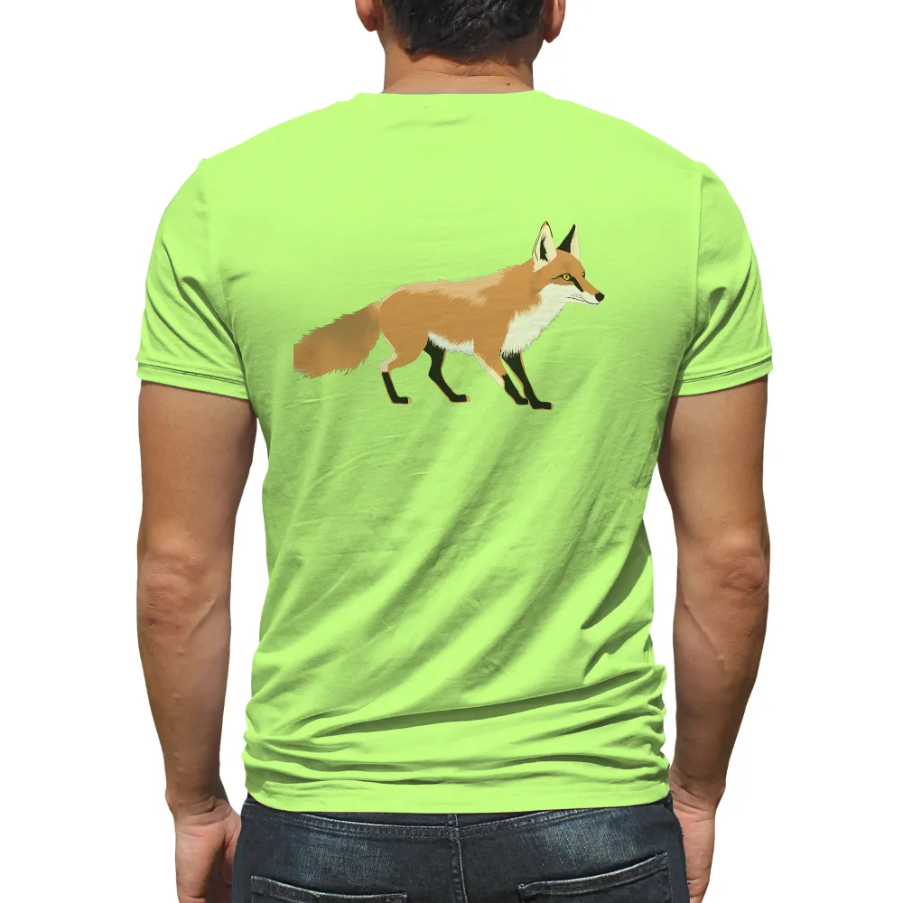 TShirt Design: The Wise Fox - Artistic Designs|red fox shirt price