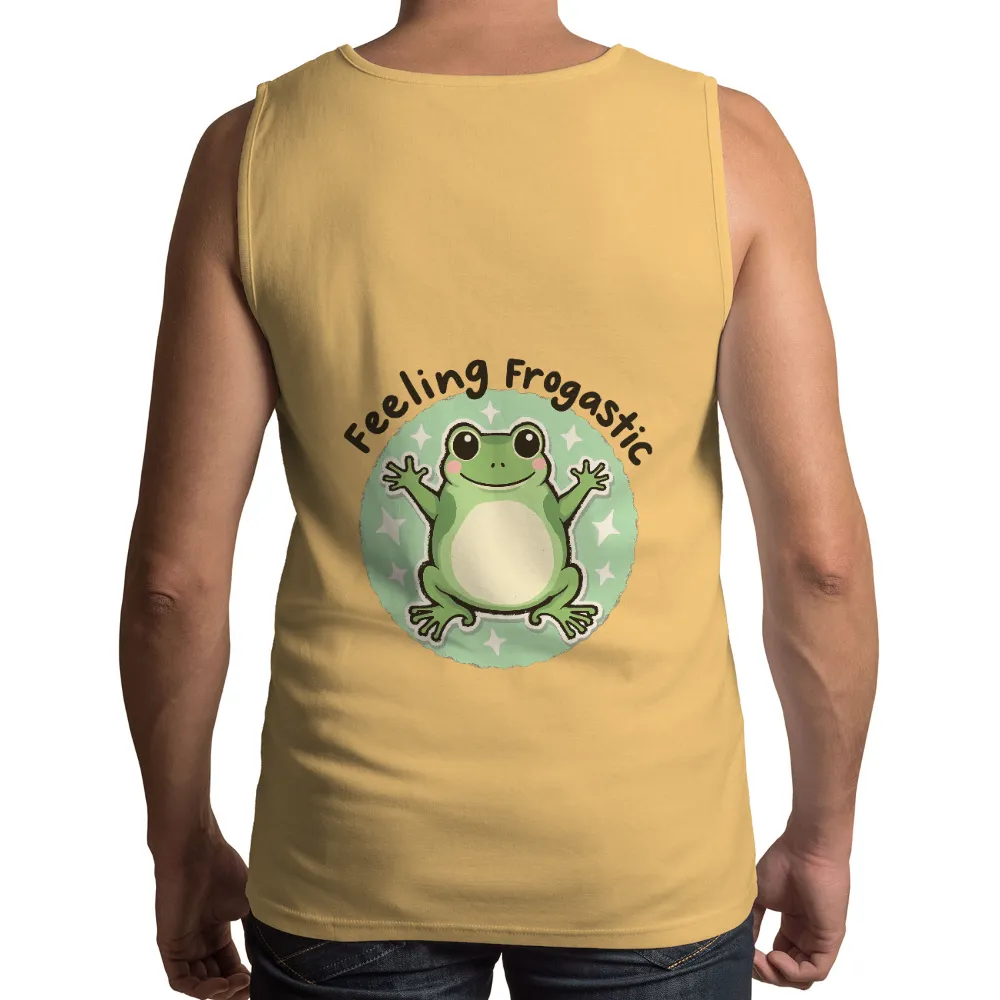 Graphic Tees: Feeling Frogastic - Spread Joy and Positivity|roblox frog shirt