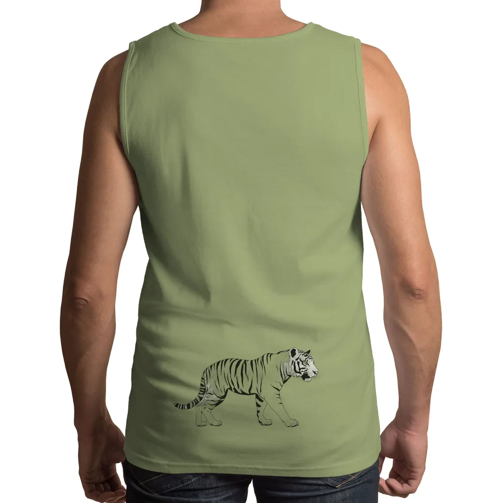 Graphic Tees: White Tiger - Strength and Resilience|bengals white tiger shirt