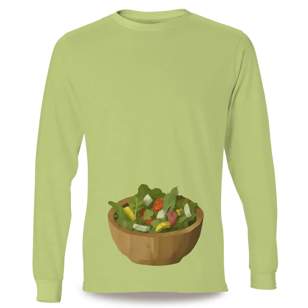 Custom Tee Shirts: Vibrant Salad - Fresh Produce Art|timeless art of seduction shirt