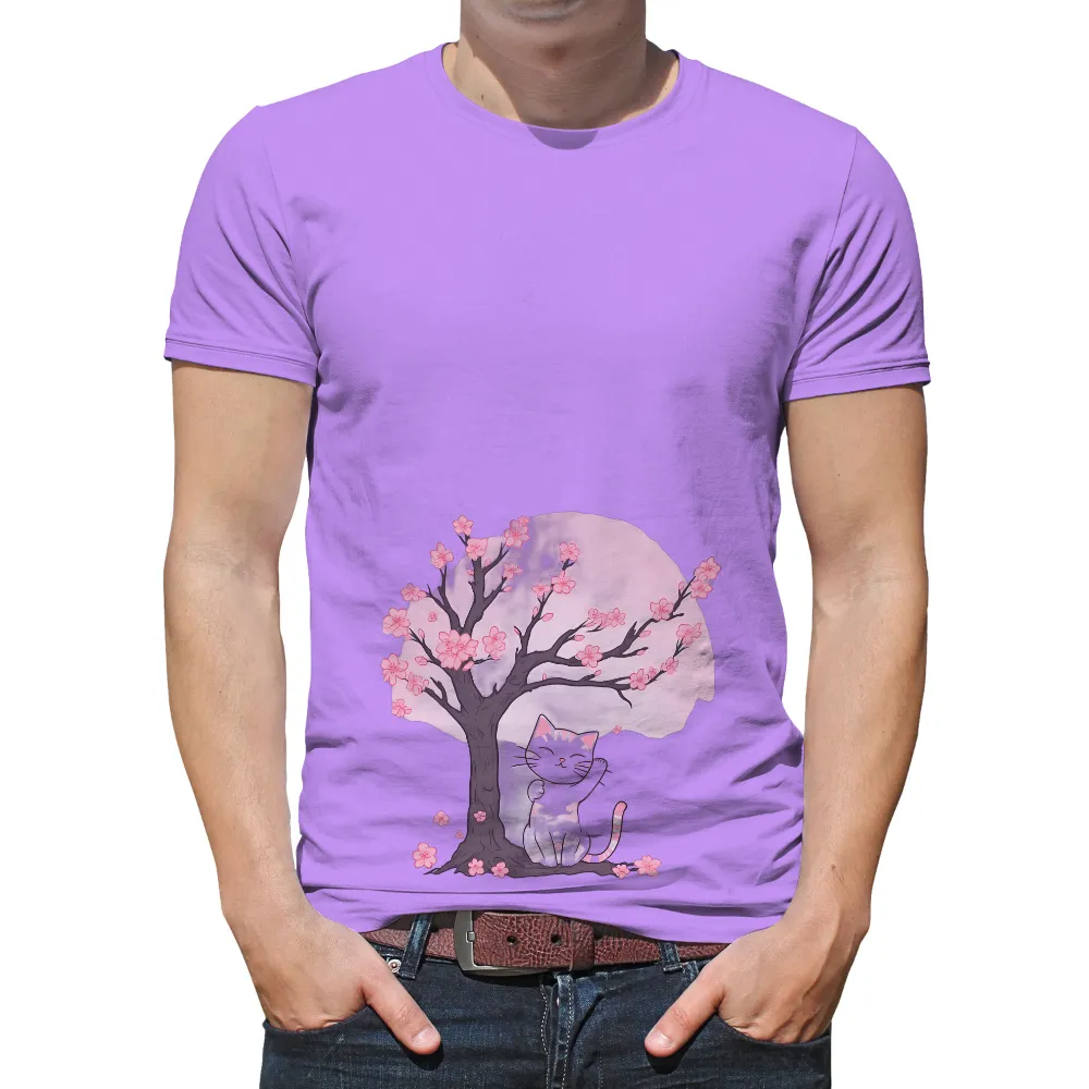 Graphic Tees: Luna and the Cherry Blossom Tree - Artistic Design|seth rollins monday night messiah t shirt