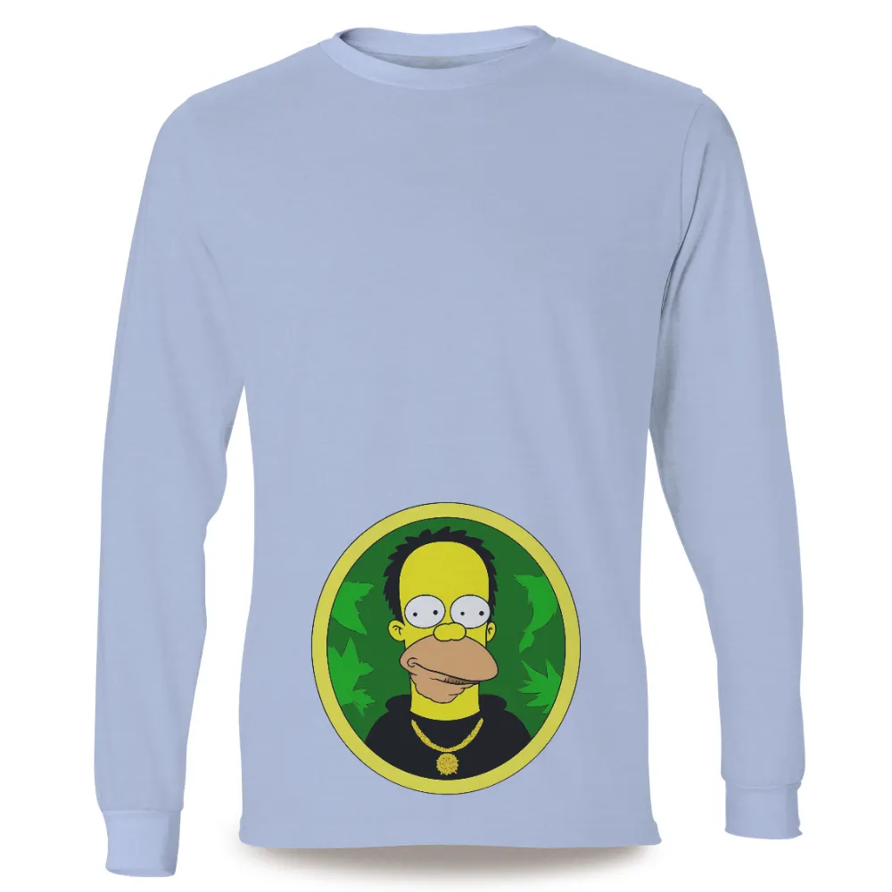 TShirt Design: Modern Urban Twist on a Classic Animated Character|roblox gold chain t shirt