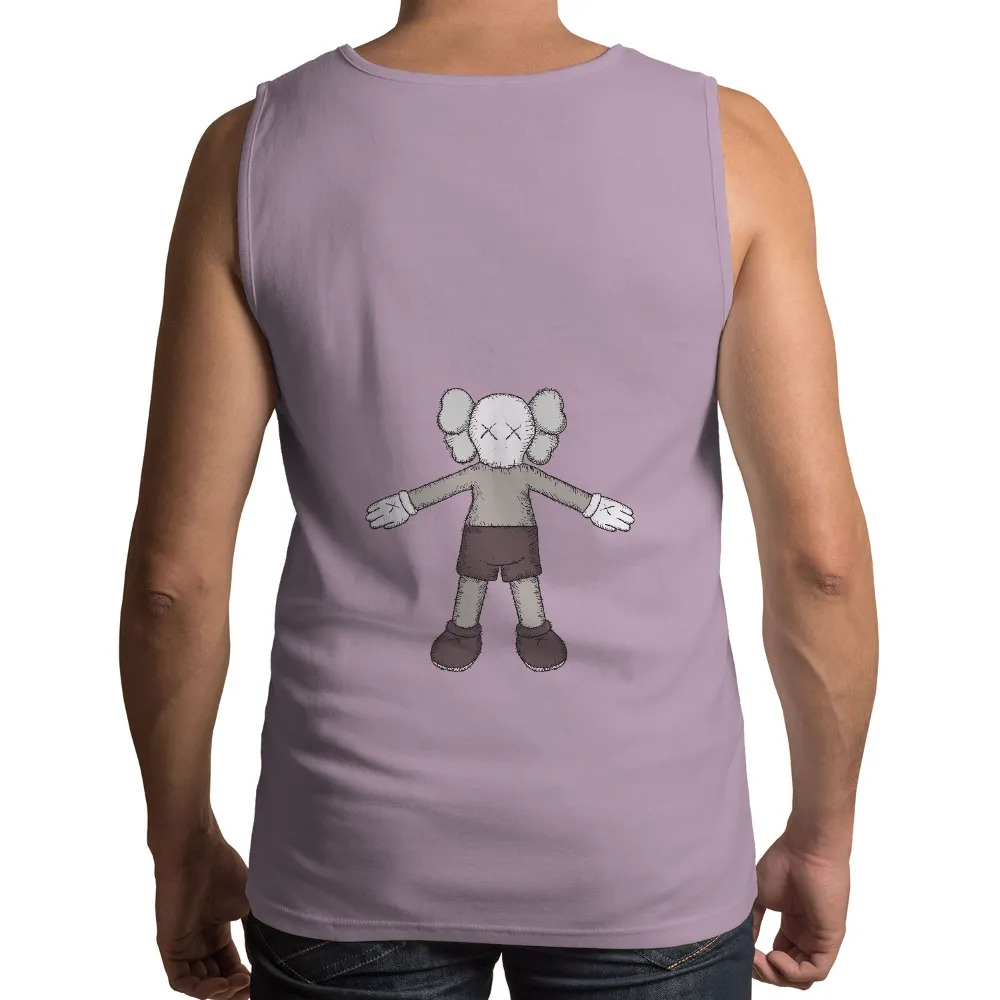 Custom T-Shirt Printing: Resilient Doll with Stitched Eyes - Artistic Design|ken doll t shirt pattern