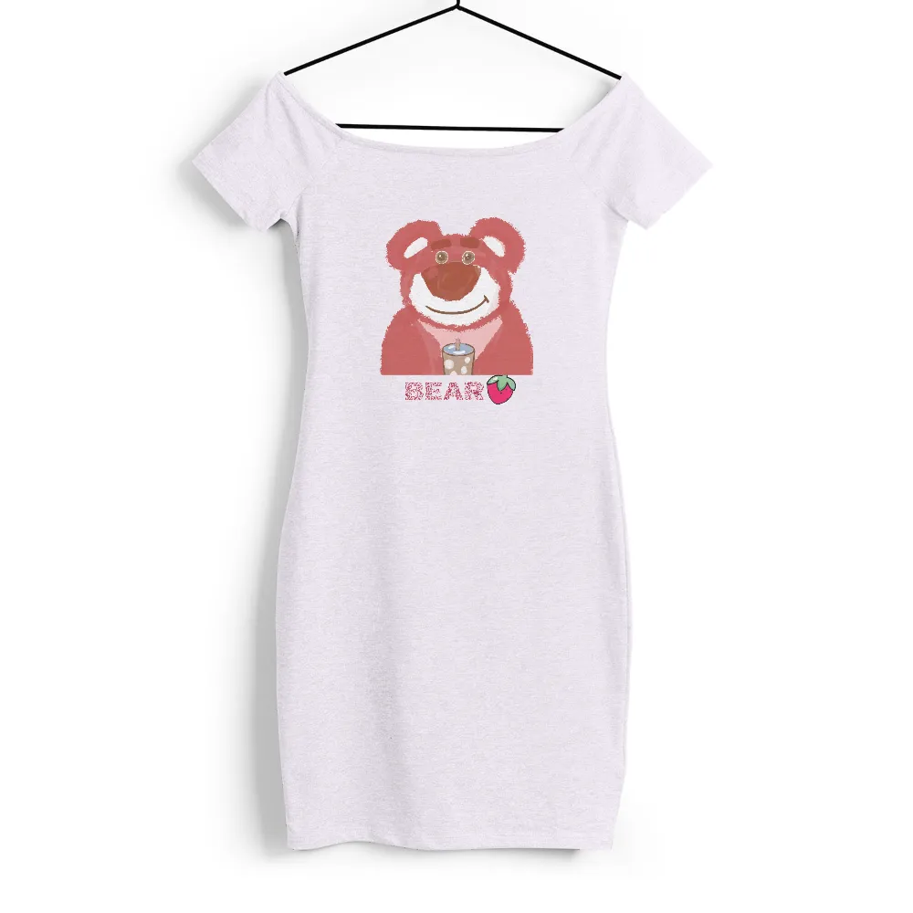 Graphic Tees: Berry's Bubble Tea Bliss|winter bear shirt