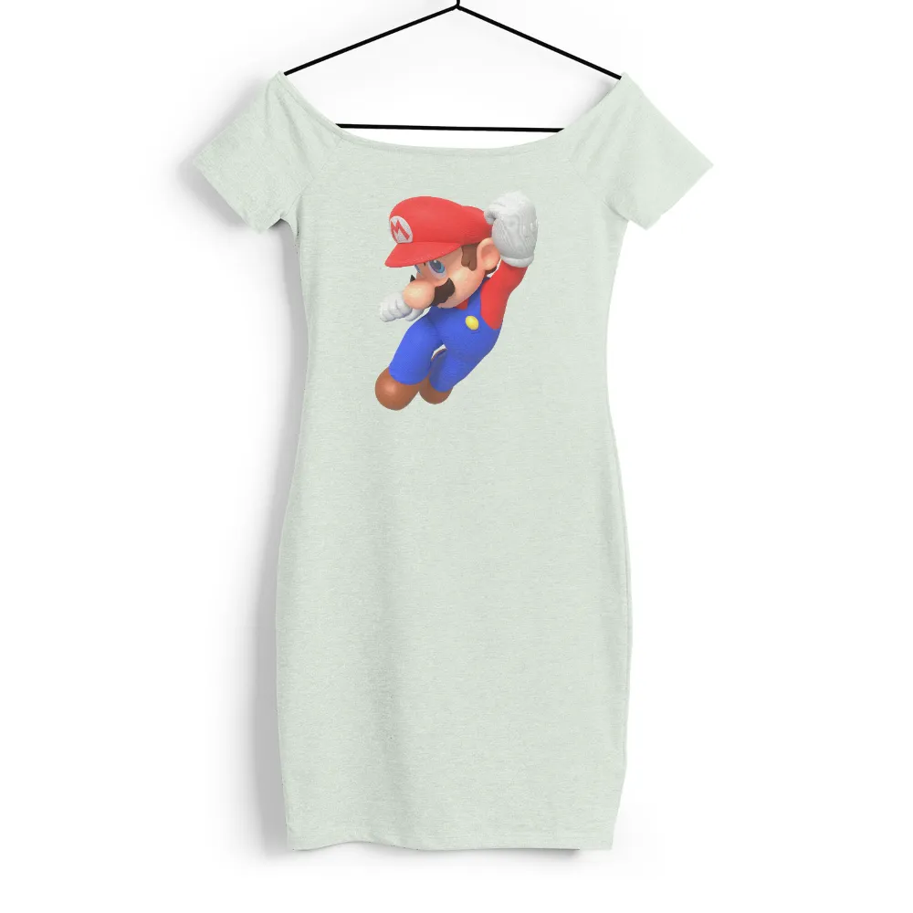 Tee Shirts Printed: Mario's Leap into Adventure|90s retro tshirts