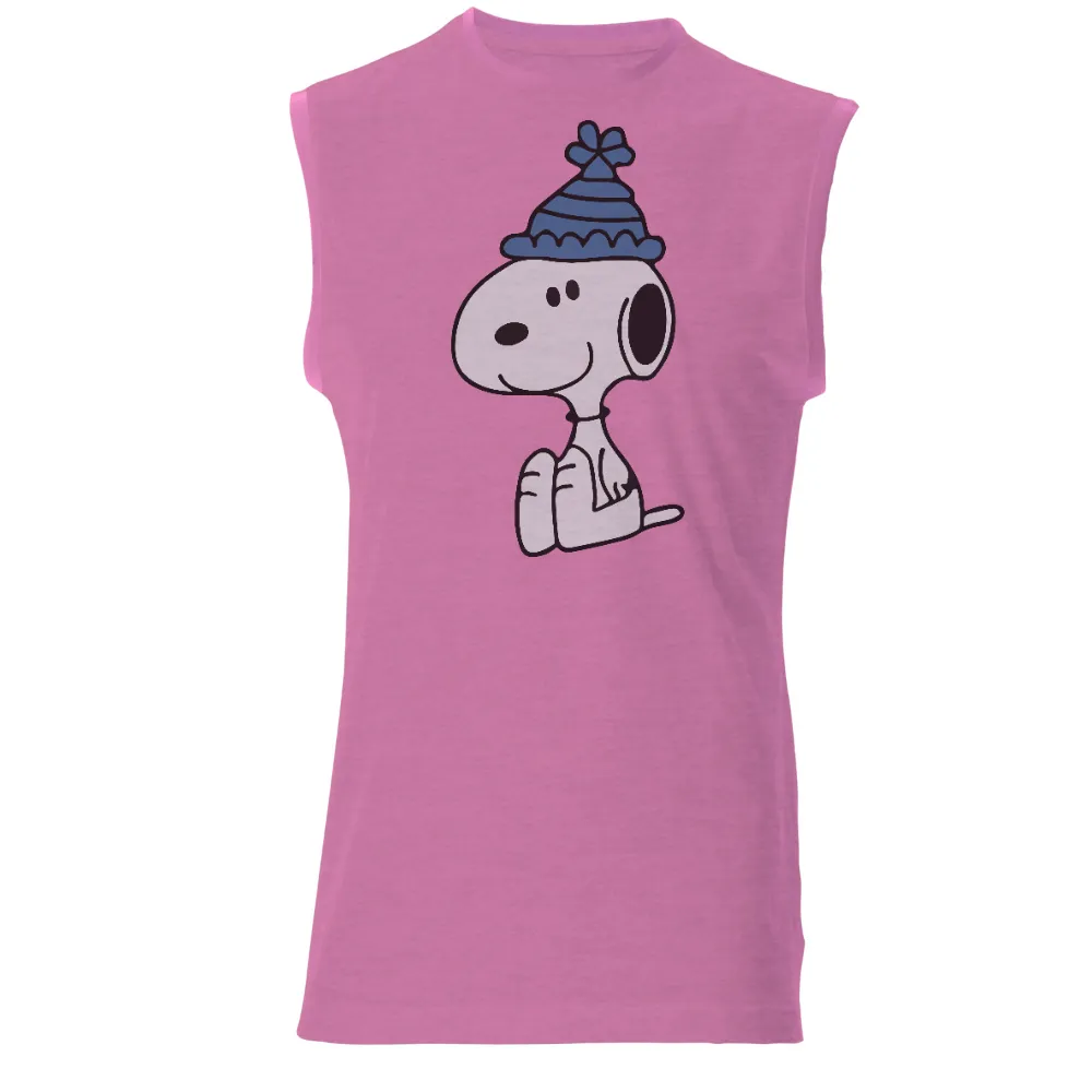 Shirts Graphic Tees: Winter Cozy Beanie - Whimsical Joy|winter bear shirt