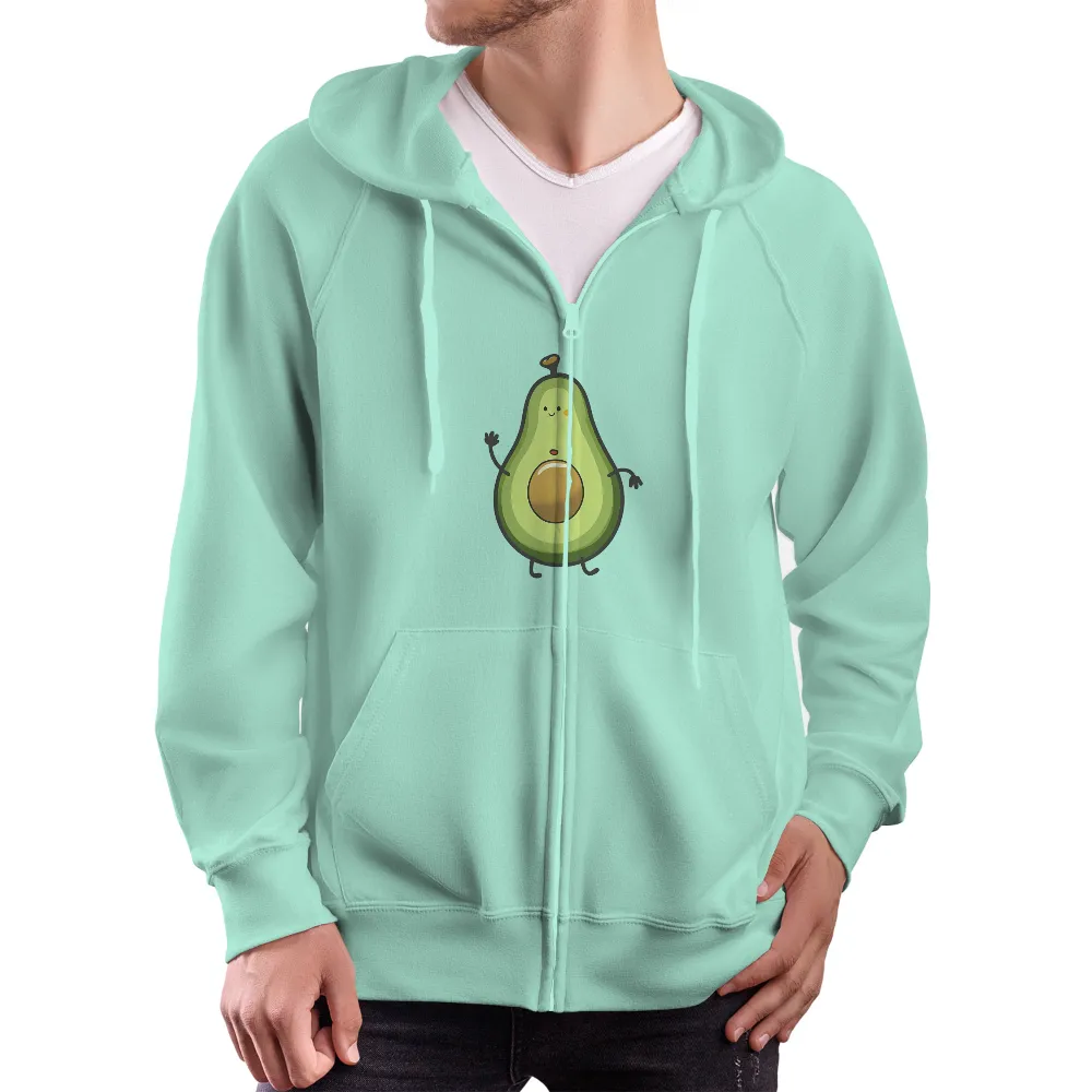 TShirt Printing: Avo - The Friendly Avocado|cute shirts for valentine's day