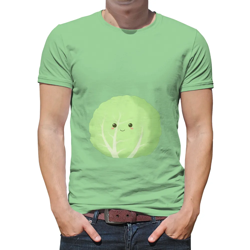 Custom T-Shirt Printing: Spread Joy with Cappy the Happy Cabbage|cute white t shirt roblox