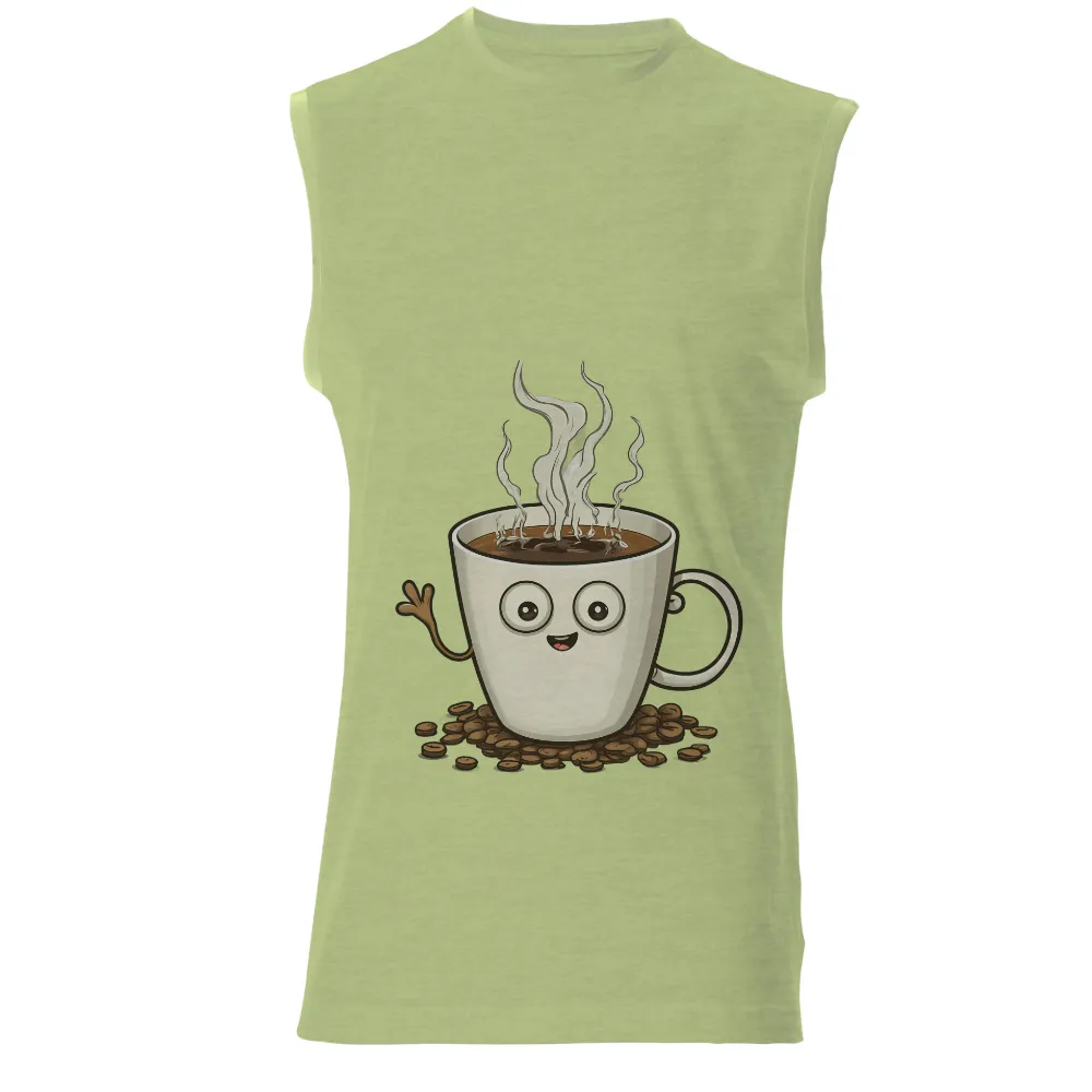 Shirts Graphic Tees: Brewster the Coffee Cup - Funny & Quotes|comfort colors 4th of july shirt