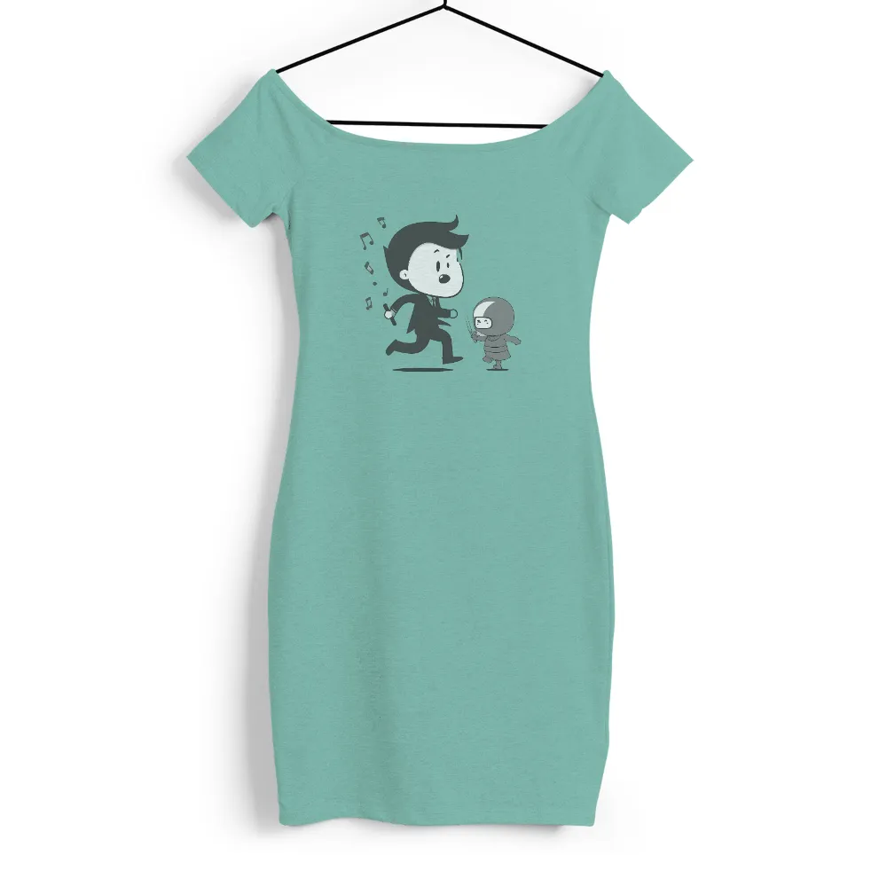 Tee Shirts Printed: Whimsical Chase with Music and Mischief|animal crossing music fest shirt