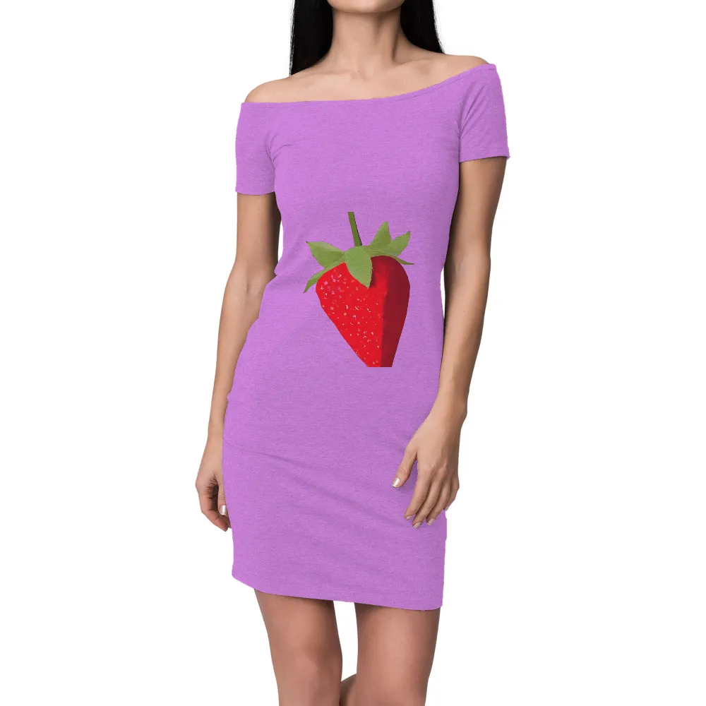 T-Shirts Pattern: Ruby the Strawberry - Embrace Life's Duality|and into the garden i go t shirt