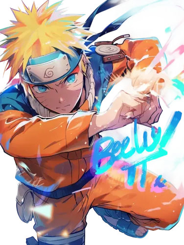 Naruto Rasengan Pose - anime shirt lift