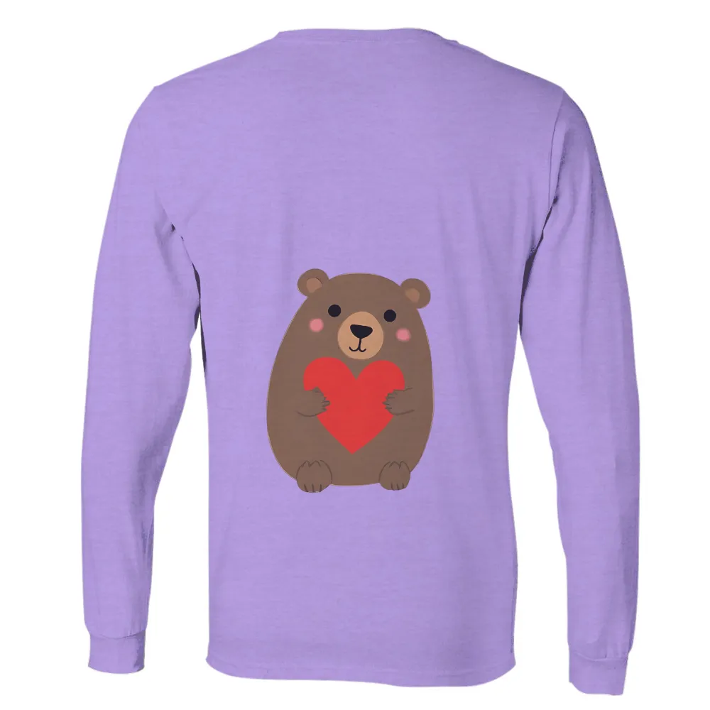 Graphic Tees: Bruno the Bear - A Symbol of Love and Kindness|black shirt cartoon character