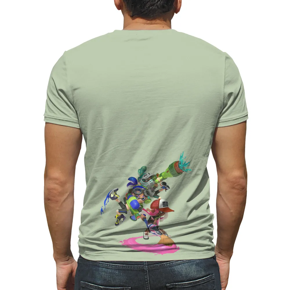 T-Shirt Printing: Show Your Love for Splatoon with Inkling Teamwork|neon green work t shirts