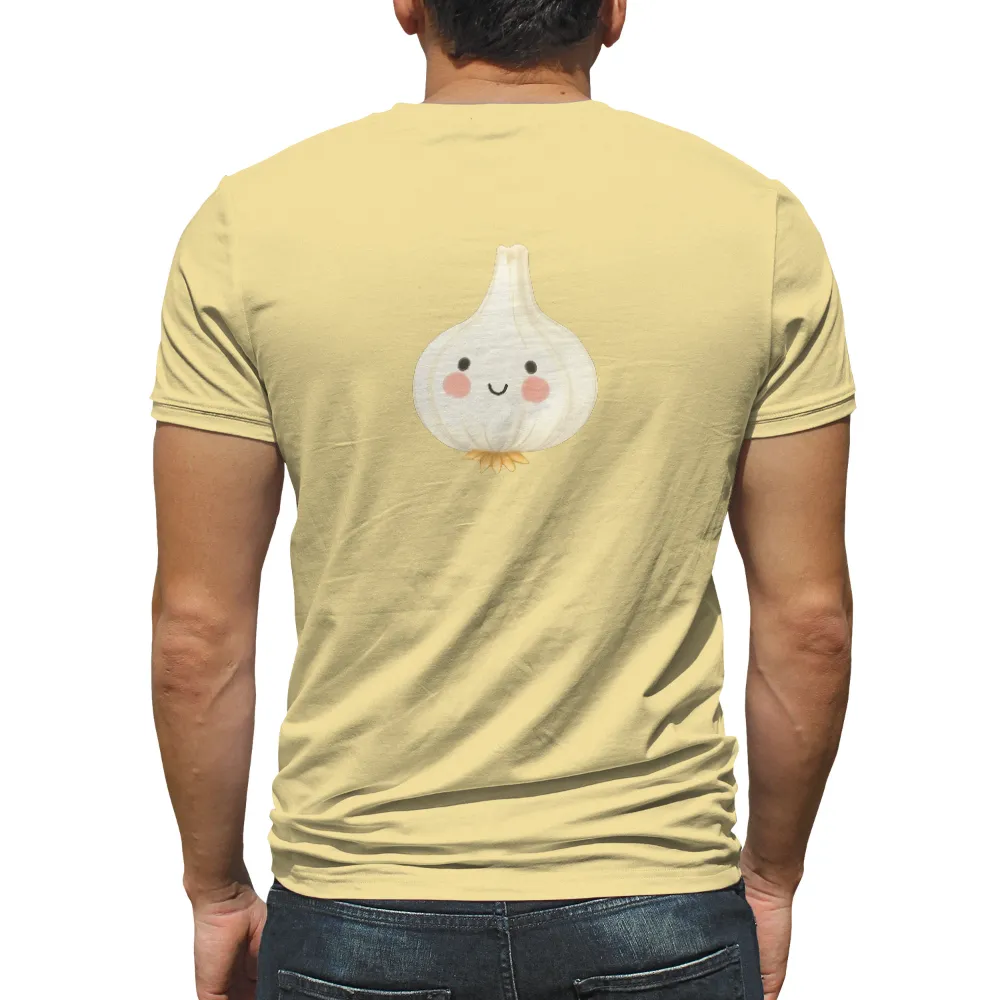 T-Shirts Custom: Garlic Charm - Cute Minimalist Design|roblox cute t shirt pink