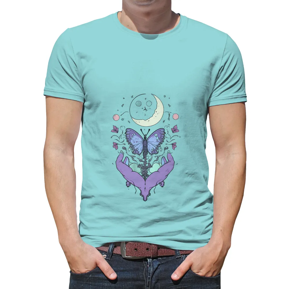 T-Shirt Printing: Luna's Dance Under the Moon|butterfly t shirt roblox