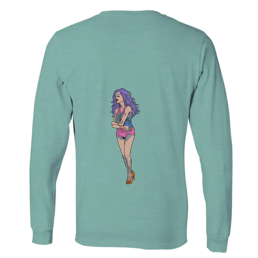 Graphic Tees: Luna's Vibrant Spirit - Artistic Designs|t shirt roblox abs tattoo