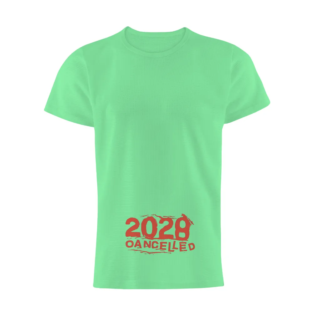 Custom Print: '2028 Cancelled' - A Powerful Statement Against Uncertainty|4th of july protest shirts