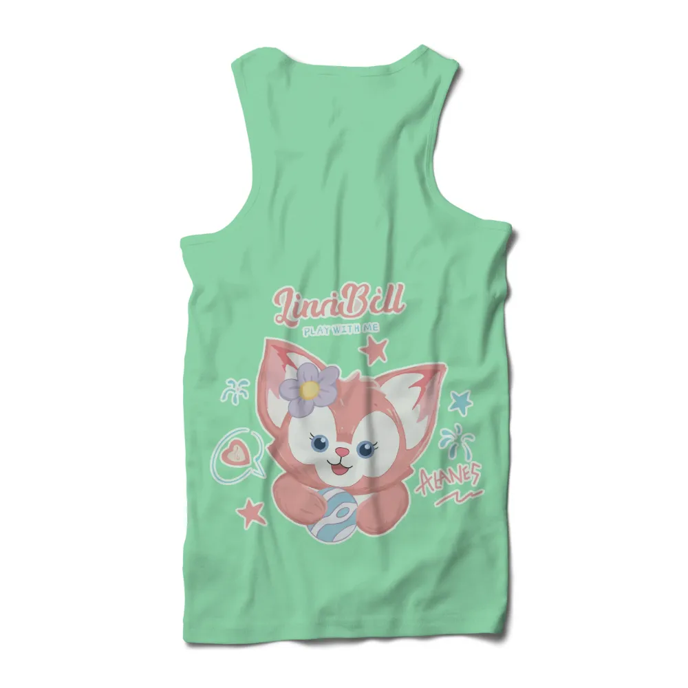 Customized Tee Shirts: Playful Fox LinriBill - Anime, Childhood Joy|dallas stars schedule 2022