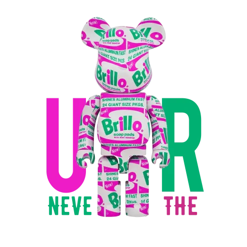 Shirts Graphic Tees: Pop Art Bear with Brillo Pads - Retro Urban Nostalgia