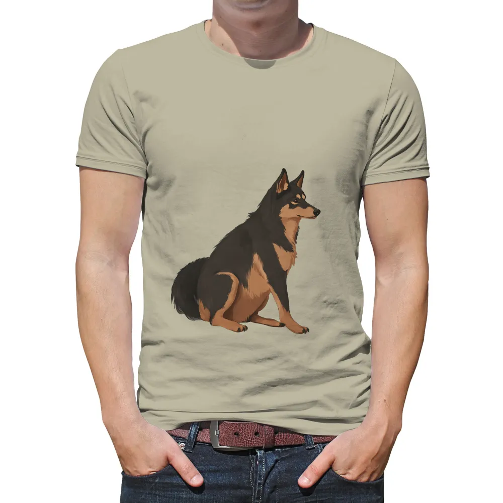 T-Shirt Printing: Luna's Wisdom - Artistic Dog Design|beer in dog years t shirt